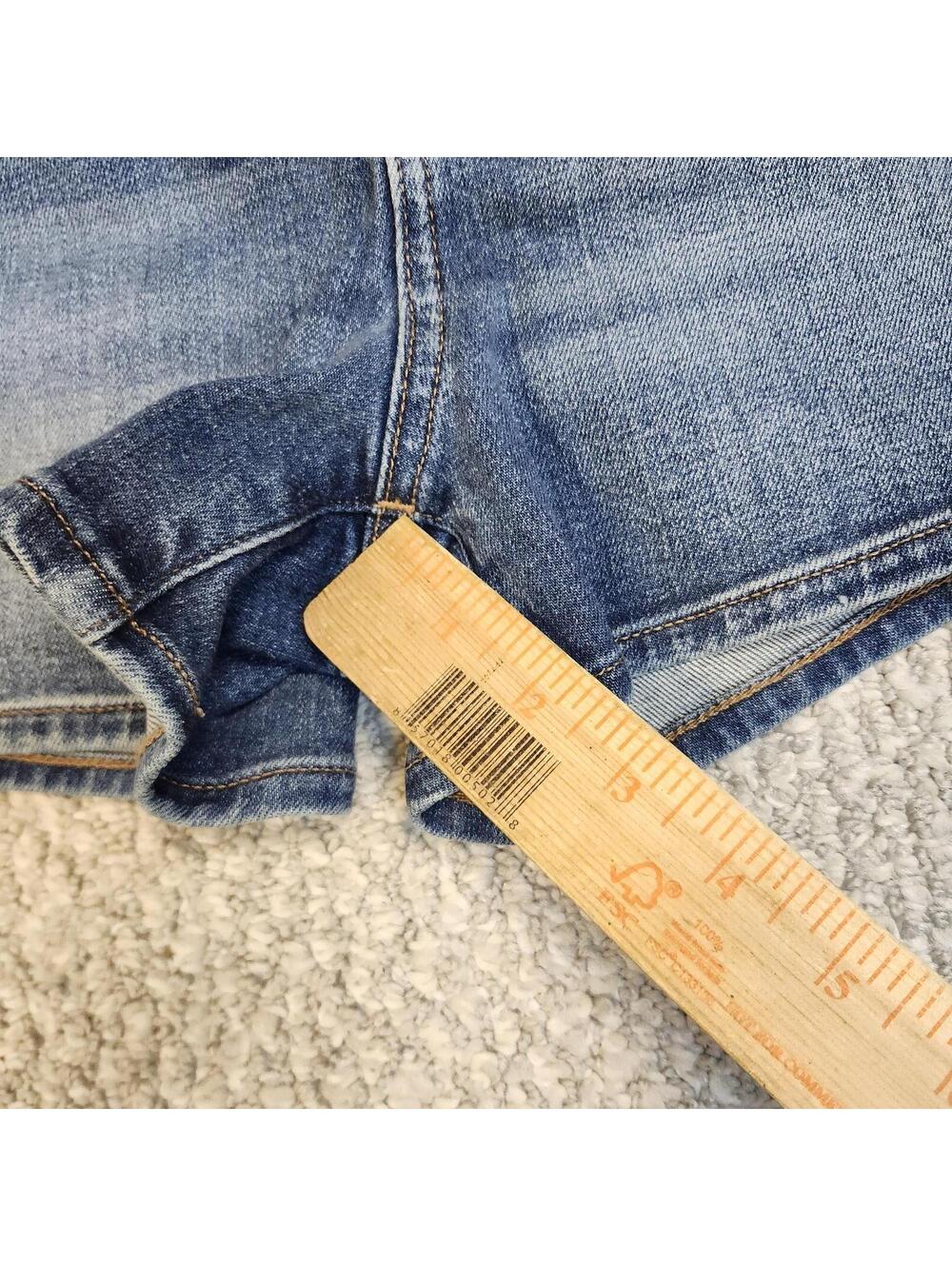 Express 90s High-Rise Denim Shorts Blue Size 4 - Picture 5 of 9